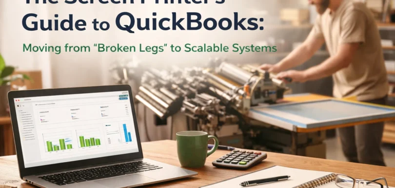 Screen Printer QuickBooks Guide & Scalable Systems-Self-Employed Bookkeeping Mistakes- Equilibrium Consultants